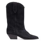 Faded Black 'duerto' Leather Boots - Black - Isabel Marant Boots