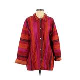 August Max Woman Jacket: Mid-Length Red Jackets & Outerwear - Women's Size 5