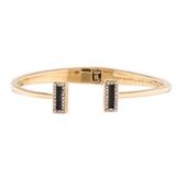 Kate Spade Jewelry | Kate Spade Raise The Bar Cuff Bracelet | Color: Black/Gold | Size: Os