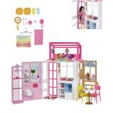 Barbie 360 Degree Play Dollhouse with 2 Levels Fully Furnished