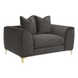 Nia Chair - Chenille Seal