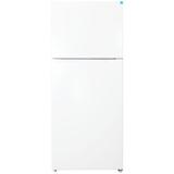 Forte 28 Inch Freestanding Counter Depth Top Freezer Refrigerator w/ 14.5 cu. ft. Total, Glass, Size 66.1 H x 28.0 W x 27.56 D in | Wayfair