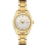 Womens Seiko Essentials Gold Stainless Steel Watch - SUR632