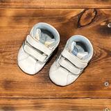 Adidas Shoes | Adidas White Leather Baby Boy Shoes | Color: White | Size: 0-3 Month
