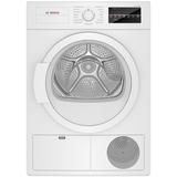 Bosch 300 Series 24 in. 4.0 cu. ft. Stackable Ventless Compact Condensation Electric Dryer with Sanitize Cycle - White