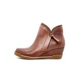 Wide Width Women's Dana Bootie by Hälsa in Dark Brown (Size 7 1/2 W)