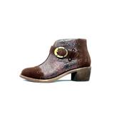 Wide Width Women's Miranda Bootie by Hälsa in Dark Brown (Size 7 W)