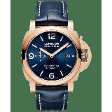 Panerai Luminor Marina 18kt Rose Gold 44mm Blue Dial Men's Watch PAM01112 PAM01112