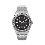 Men's Q Timex Reissue Stainless Steel Bracelet Watch - Silver Black