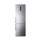 Summit Appliance 23" Counter Depth Bottom Freezer 10.6 cu. ft. Energy Star Refrigerator in Gray, Size 73.75 H x 23.38 W x 23.75 D in | Wayfair