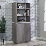 Sauder East Rock 71.26" H x 30.16" W Standard Bookcase Wood in Brown/Gray, Size 71.26 H x 30.16 W x 14.49 D in | Wayfair 431611