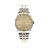 Vivienne Westwood The Wallace Ladies Quartz Watch with Champagne Dial & Two Tone Gold/Silver Stainless Steel Bracelet, Multi, Women