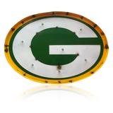 Imperial Green Bay Packers 8.75'' x 29.5'' Lighted Recycled Metal Sign
