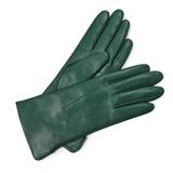 Aspinal of London® Ladies Green Leather Cashmere Lined Gloves