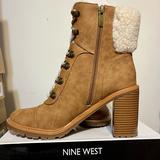 Nine West Shoes | Nine West Penni3 Women Ankle Boots | Color: Cream/Tan | Size: 8