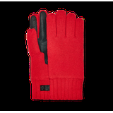 UGG Men's Knit Glove Polyester Blend Gloves in Samba Red, Size L/XL