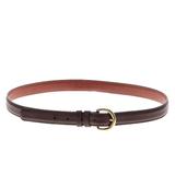 Coach Accessories | Coach Calfskin Leather Belt With Solid Brass Buckle Size 36 | Color: Brown | Size: 36