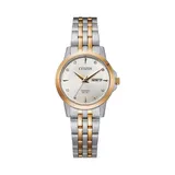 Citizen Women's Two Tone Stainless Steel Watch - EQ0605-53A, Size: Small, Multicolor