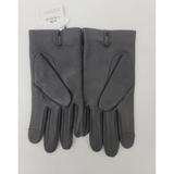 Coach Accessories | Coach Mens Black Sheepskin Leather Tech Gloves Size Small | Color: Black | Size: Small