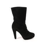 Jessica Simpson Boots: Black Solid Shoes - Women's Size 6 - Closed Toe