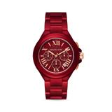 Women's Camille Chronograph Red-Coated Stainless Steel Watch - Red