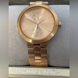 Michael Kors Accessories | Michael Kors Garner Rose Gold-Tone Womens Watch Mk6409 New $250 | Color: Gold/Pink | Size: Os