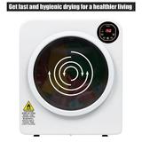 Ktaxon 13.2 Ibs Portable Electric Compact Stainless Steel Dryer White