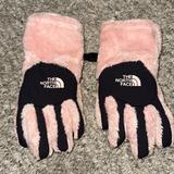 The North Face Accessories | Girls The North Face Gloves Size L Pink And Grey | Color: Gray/Pink | Size: Youth Large