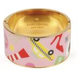 Kate Spade Jewelry | Kate Spade X Darcel | Donut Taxi Magnetic Hinged Bangle | Color: Gold/Pink | Size: Os