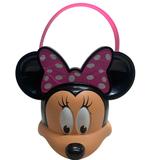 Disney Toys | 12 3d Minnie Mouse Halloween Candy Or Easter Egg Plastic Bucket Pail | Color: Black/Pink | Size: 12