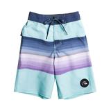 Quiksilver Boys' Board Shorts ANGELBLUE - Purple & Angelblue Stripe Surfsilk Resin Tint Boardshorts - Toddler & Boys