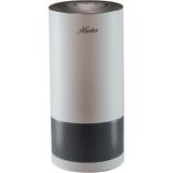 Hunter HP400 Round Tower Air Purifier for Small Rooms Features EcoSilver Pre-Filter True HEPA Filter Multiple Fan Speeds Soft Touch Digital Control Panel Sleep Mode Timer Accent Light