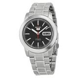 Seiko Automatic Black Dial Stainless Steel Men s Watch SNKE53
