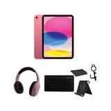 Apple Tablets Pink/Rose - Pink 10th Gen 256GB Apple iPad & Rose Gold Headphones Set