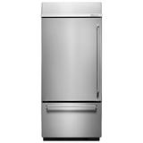KitchenAid 20.9-cu ft Bottom-Freezer Refrigerator with Ice Maker (Stainless Steel) ENERGY STAR | KBBL306ESS