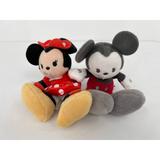 Disney Toys | Disney Mickey Mouse And Mini Mouse Stuffed Animal Mini Plush Set 4 Inches | Color: Red | Size: Osbb