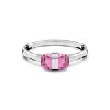 Lucent Crystal Hinged Bangle Bracelet