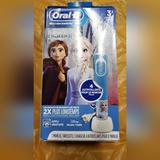 Disney Bath, Skin & Hair | Oral-B Frozen Ii Rechargeable Toothbrush | Color: Blue | Size: Kids