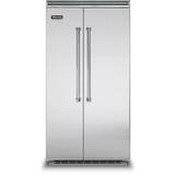 Viking 42 Inch 5 42 Built In Counter Depth Side-by-Side Refrigerator VCSB5423SS