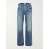 Citizens of Humanity - Neve Distressed Low-rise Organic Straight-leg Jeans - Mid denim - 23