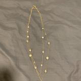 Kate Spade Jewelry | Kate Spade Pearl And Diamond Double Layer Necklace | Color: Gold/Silver | Size: Os