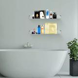 Latitude Run® Nursery Bookshelf, Wall Acrylic Shelf, Invisible Bookshelf, Acrylic Bathroom Shelf, Size 3.15 H x 24.0 W x 3.94 D in | Wayfair