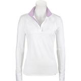 RJ Classics Maddie Long Sleeve Show Shirt w/ 37.5 Temperature Regulating Technology - S - Purple Stripe - Smartpak