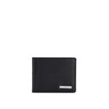 Italian-leather Wallet With Silver-tone Branding