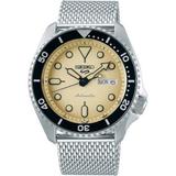 5 Sports 24-Jewel Automatic Watch - Mesh/Gold