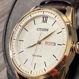 Citizen Eco-drive Classic Ivory Dial Men's Watch Aw0082-01a