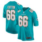 Men's Nike Lester Cotton Sr. Aqua Miami Dolphins Home Game Player Jersey