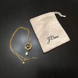 J. Crew Jewelry | J Crew Gold Necklace With Gold And Pearl Pendant | Color: Gold/White | Size: Os