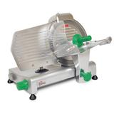 Primo PS-10 Manual Meat Commercial Slicer w/ 10" Blade, Belt Driven, Aluminum, 1/4 hp, 120V, Stainless Steel