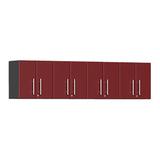 Ulti-MATE Garage Cabinets 4-Piece Wall Cabinet Kit in Ruby Red Metallic